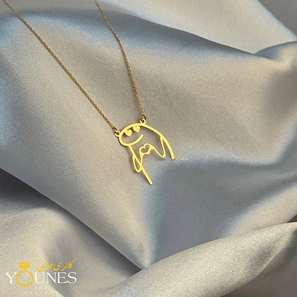 گردنبند متصل اموجی طلا